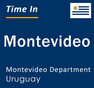 current time in montevideo|Current local time in Montevideo, Uruguay .